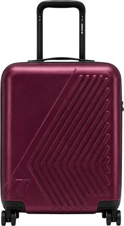 K-Way Eudoxie Kleine Trolley - Heren - Handbagage koffer - Rood - ONE Size - Polyester - Koffers
