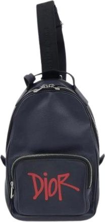 Dior Pre-owned Tessuto borse-dior - - Pre-owned - Uomo - Blu - ONE SIZE