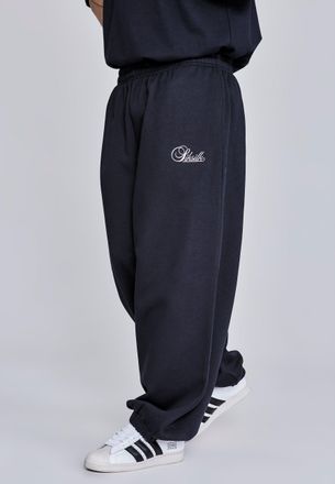 Siksilk Hombres Negro Esenciales Joggers XXL