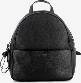 Coccinelle Zaino in pelle martellata nero