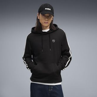 Puma Felpa con cappuccio in pile Essentials Elevated da uomo, Abbigliamento, Nero, XXL