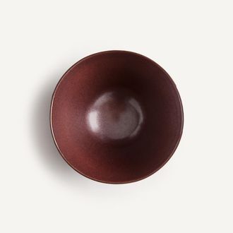 AM.PM Set van 4 geglazuurde keramieken soepborden, Kanso