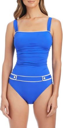 Bleu Rod Beattie Underwire One-Piece Swimsuit in Bleu Depths at Nordstrom, Size 12