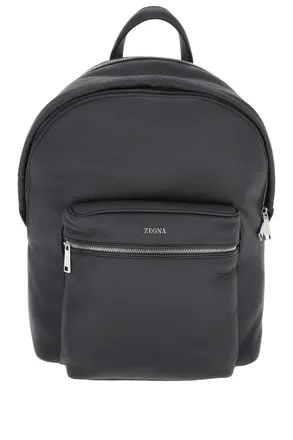 Ermenegildo Zegna Deer Leather Backpack