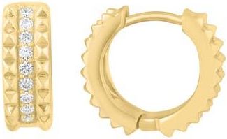 Effy Lab-Grown Diamond Huggie Hoop Earrings in Gold at Nordstrom Rack