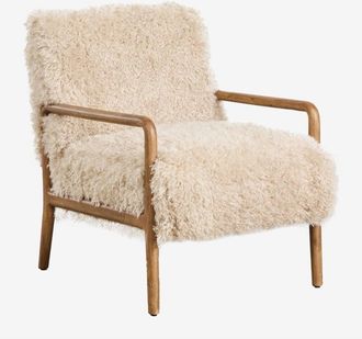 Sklum Sklum - Poltrona in legno di caucciù Maylene