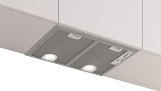 Bosch Serie 4 Dhl555bm Campana Encastrada Met&aacute;lico, Plata 604 M&sup3;/h