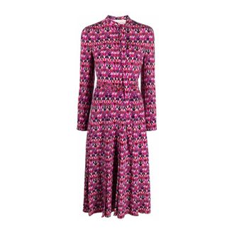 Valentino Optical Print Shirtdress