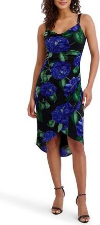 Siena My Balconia Printed Jersey Body-Con Dress in Black Multi at Nordstrom Rack, Size 10