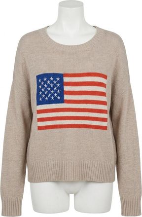 Z Supply Sienna Patriot Sweater In Natural Heather