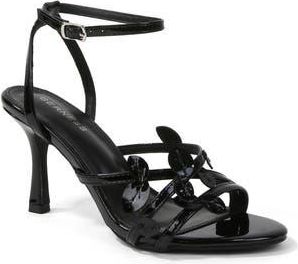 Berness Hayden Flower Petal Strap Sandal in Black at Nordstrom Rack, Size 5.5