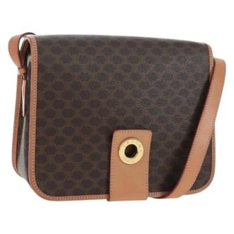 Celine Pre-owned Vintage Macadam Shoulder Bag - - Pre-owned - Donna - Marrone - ONE SIZE