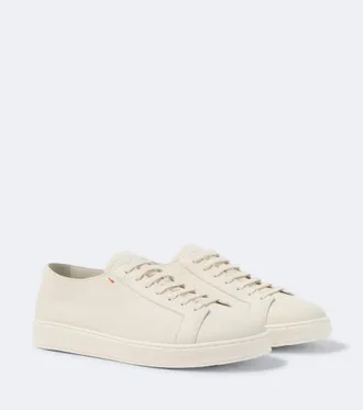 Santoni Leather sneakers