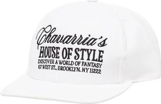 Willy Chavarria House of Style Cap - unisex - Accessoires - Wit - Maat: ONE Size Zijde