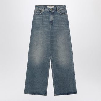 Golden Goose Blau gewaschene Jeans mit weitem Bein von Golden Goose