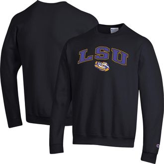 Champion Mens Champion Black LSU Tigers Arch Over Logo Pullover Sweatshirt at Nordstrom, Size Xx-Large
