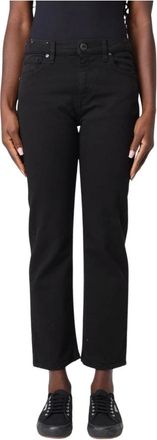 PT01 Zwarte Jeans voor een stijlvolle look - Dames - Cropped Jeans - Zwart - W28 - Jeans