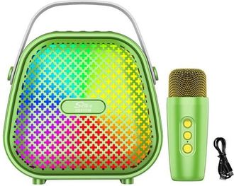 Trade Shop Trade Shop - Mini Estuche De Altavoz Bluetooth Con Bater&iacute;a Recargable Micr&oacute;fono Inal&aacute;mbrico