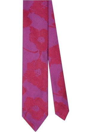 Robert Talbott Duvall Large Floral Jacquard Unlined Necktie in Purple at Nordstrom