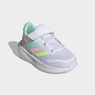 adidas Sneaker ADIDAS SPORTSWEAR RUNFALCON 5 KIDS, Gr. 22, weiss (cloud wei&szlig;, clear mint, clear pink), Synthetik, Textil, Schuhe Sneaker, mit Klettverschluss