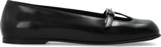 Nodaleto Bulla Rina leren ballerina - Dames - Ballerinas - Zwart - 37 EU - Leer - Schoenen