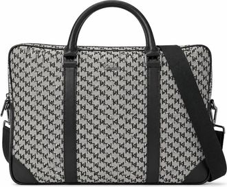 Karl Lagerfeld Monogram Laptop Bag - Heren - Laptoptassen - Veelkleurig - ONE Size - Tassen