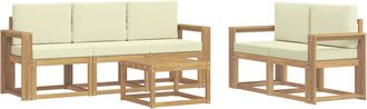 vidaXL Conjunto De Sof&aacute;s De Exterior 6 Uds. Vidaxl