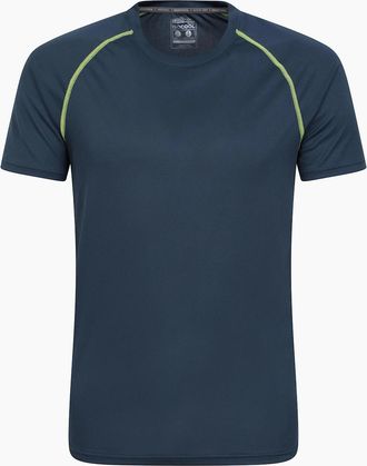 Mountain Warehouse Mens Mountain Warehouse Mens Aero II IsoCool T-Shirt - Navy - Size: 36