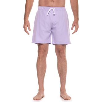 Coolibar Mens Swim Shorts 7 1/2 - UPF 50+ Sun Protection - Kahuna in Lavendula at Nordstrom, Size X-Large