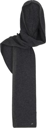Dante6 Lone Hooded Scarf - Dames - Accessoires - Grijs - Maat: ONE Size Wol