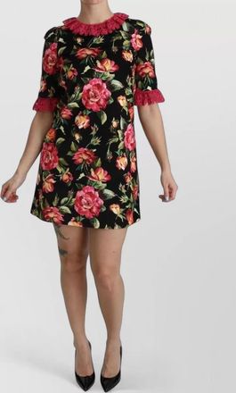 Dolce & Gabbana floral cotton mini dress