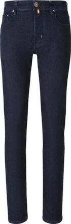 Jacob Cohen Bard 5-pocket Jeans - Heren - Slim Fit Jeans - Blauw - W34 - Leer - Jeans
