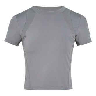 adidas (WMNS) adidas Future Style Woven T-Shirt Asia Sizing Grey KS5174