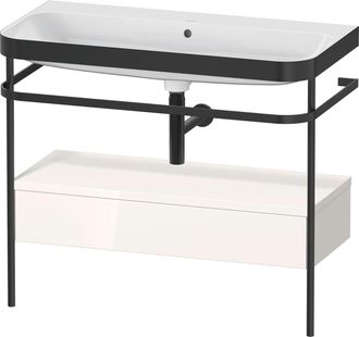 Duravit Set Duravit Happy D.2 Plus Con Consola Met&aacute;lica Y Caj&oacute;n