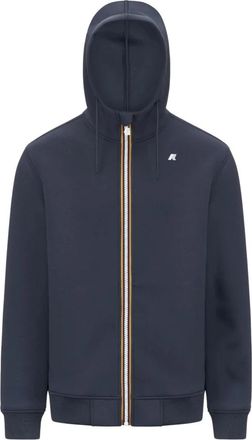K-Way Rainer Spacer Jacket - Heren - Vesten met rits - Blauw - S - Polyester - Hoodies & sweatvesten