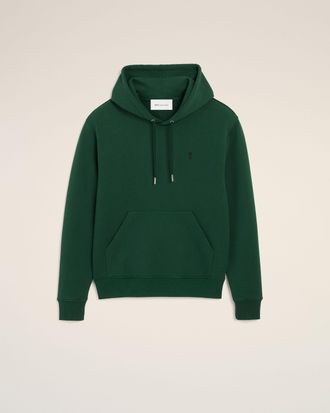Ami Green cotton hoodie with Ami de Coeur Green - XXXL - for Men