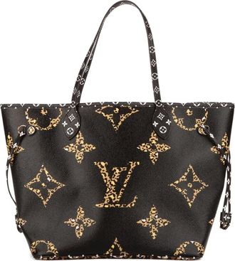 Louis Vuitton Borsa tote leopardata - Nero