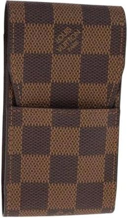 Louis Vuitton Pre-owned Accessories, female, Brown, Size: ONE SIZE Pre-owned Canvas Pouch