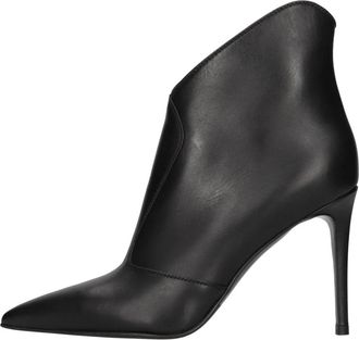 Lella Baldi Lt 764 Vit.nero - Dames - Laarzen met Hak - Zwart - 40 EU - Leer - Schoenen
