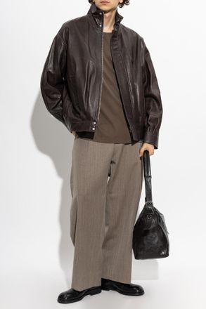 Arma Leather Jacket Paulo, Mens, Brown
