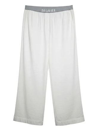 Brunello Cucinelli cotton track pants - White