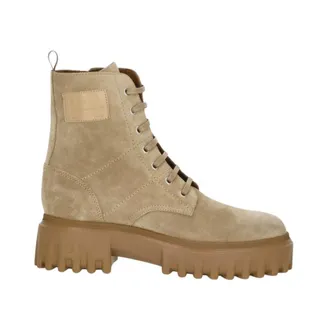 Hogan Schoenen, Dames, Beige, 39 EU, Leer, H700 Enkellaars