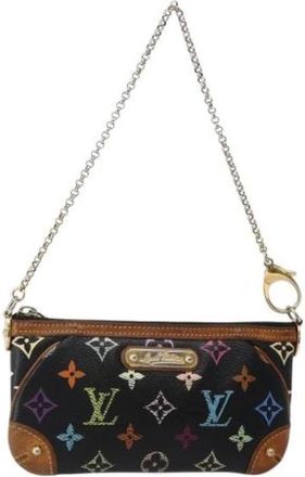 Louis Vuitton Pre-owned Mini Bags, female, Black, Size: ONE SIZE Pre-owned Canvas Mini Bag