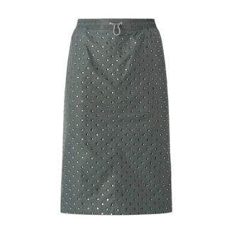 Pinko Falda Midi con Adornos de Joyas - Skirts - Mujer - Verde - S