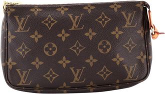 Louis Vuitton Brown Monogram Canvas Pochette Accessoires (Authentic Pre-Loved)