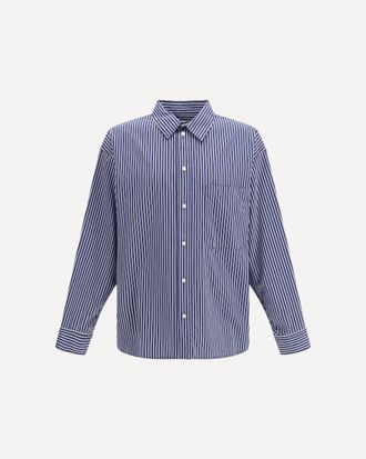 Balenciaga Embroidered poplin oversized Shirt Male S