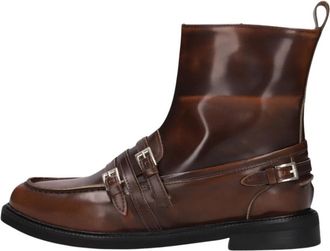 Stefano Lauran 12096 Enkellaarsjes - Dames - Enkellaarsjes - Bruin - 37 1/2 EU - Leer - Schoenen