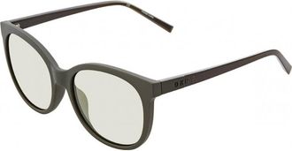 DKNY Womens DK527S-320 DK527S 55 320 Sunglasses - Dark Green - One Size