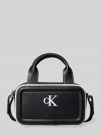 Calvin Klein Henkeltasche mit Logo-Print Modell BAULETTO in Black, Gr&ouml;&szlig;e 1