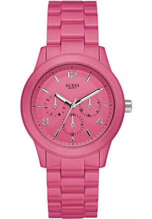 Guess Womens W11603L4 Ladies Watch - Pink - One Size